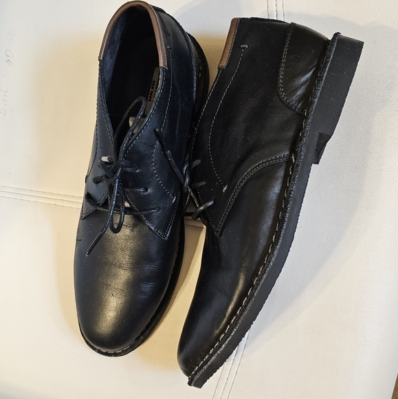 New Kenneth cole black Real Deal Boots leather booties 7 - Picture 9 of 12